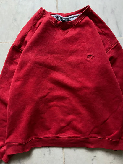 STARTER LOGO RED SWEATER - MEDIUM/LARGE