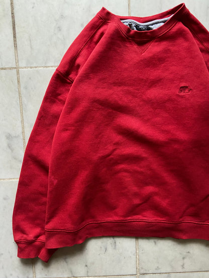 STARTER LOGO RED SWEATER - MEDIUM/LARGE