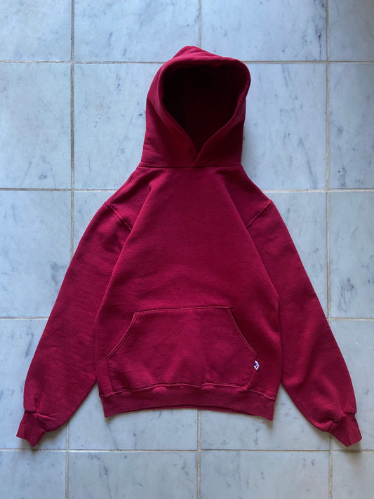 RUSSELL MAROON HOODIE - XSMALL/SMALL