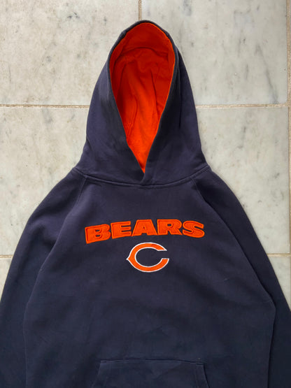 REEBOK NFL CHICAGO BEARS NAVY HOODIE - SMALL