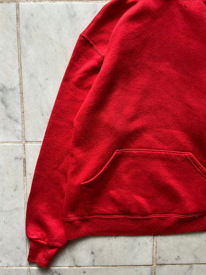 RUSSELL RED HOODIE  - XSMALL