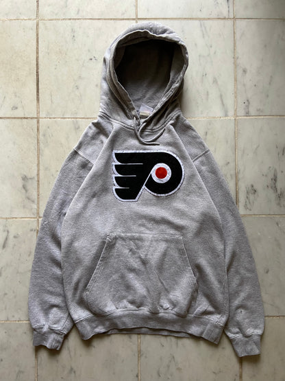 MAJESTIC NHL PHILADELPHIA FLYERS GREY HOODIE - MEDIUM