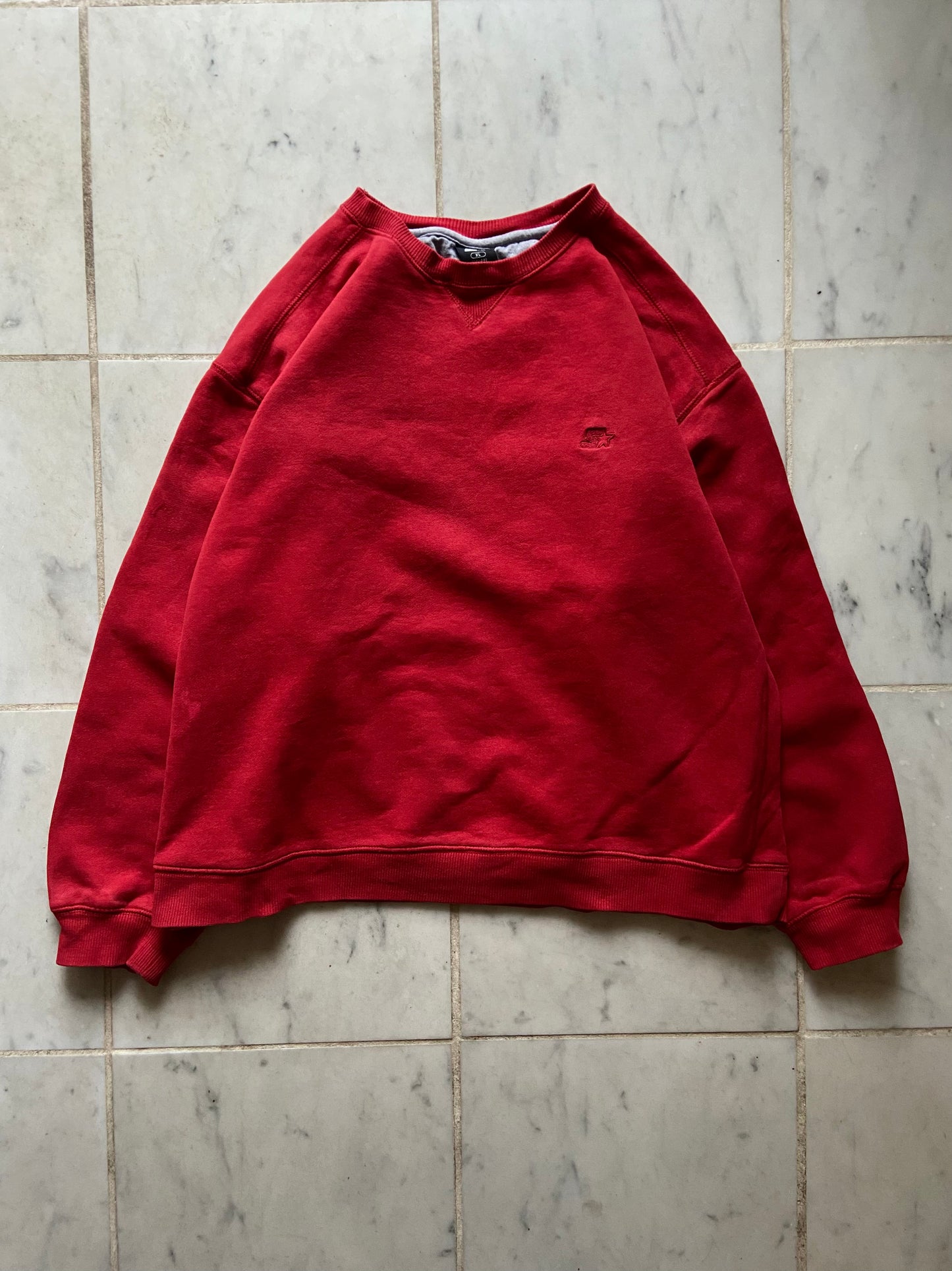 STARTER LOGO RED SWEATER - MEDIUM/LARGE