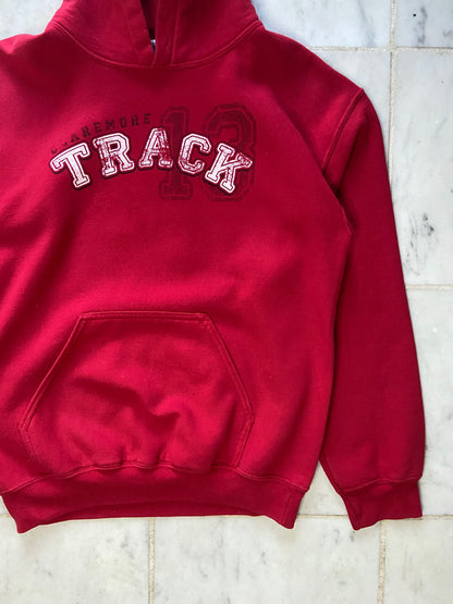 CLAREMORE TRACK RED HOODIE - SMALL